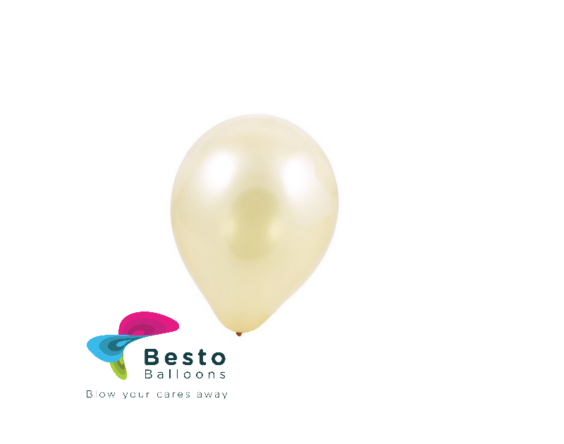 9 Inch Golden Balloon 12Pcs Pack