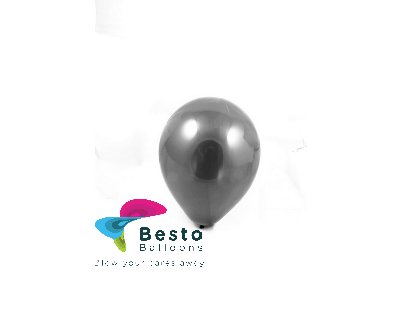 9 Inch Black Balloon