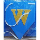 Welcome Chain Banner Blue