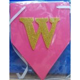 Welcome Banner Chain Pink