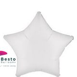 White Star Shape Foil Balloon