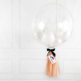 Transparent Bubble Balloon 18" with Tassel